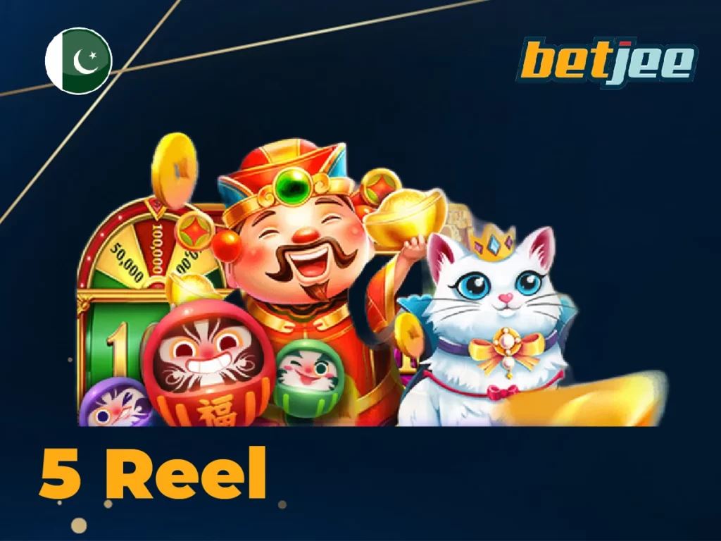 5reel slots at Betjee online casino
