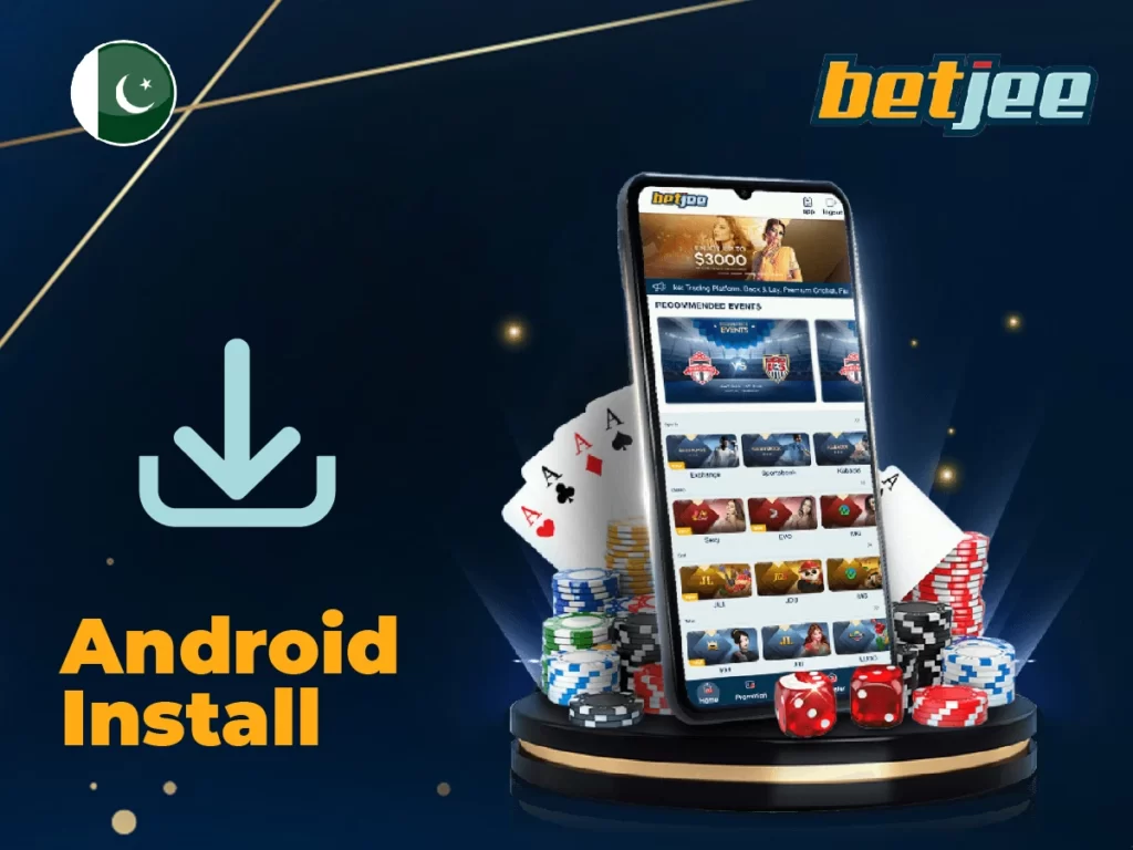 Install Betjee apk file on Android