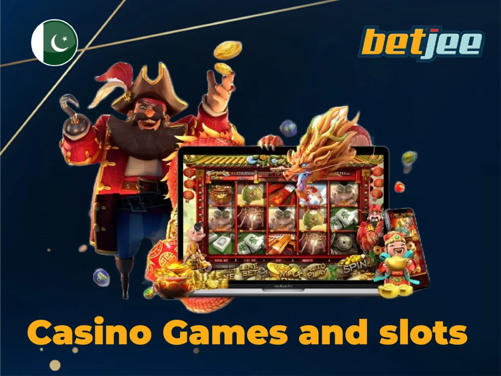 All the available slots and casino games at Betjee