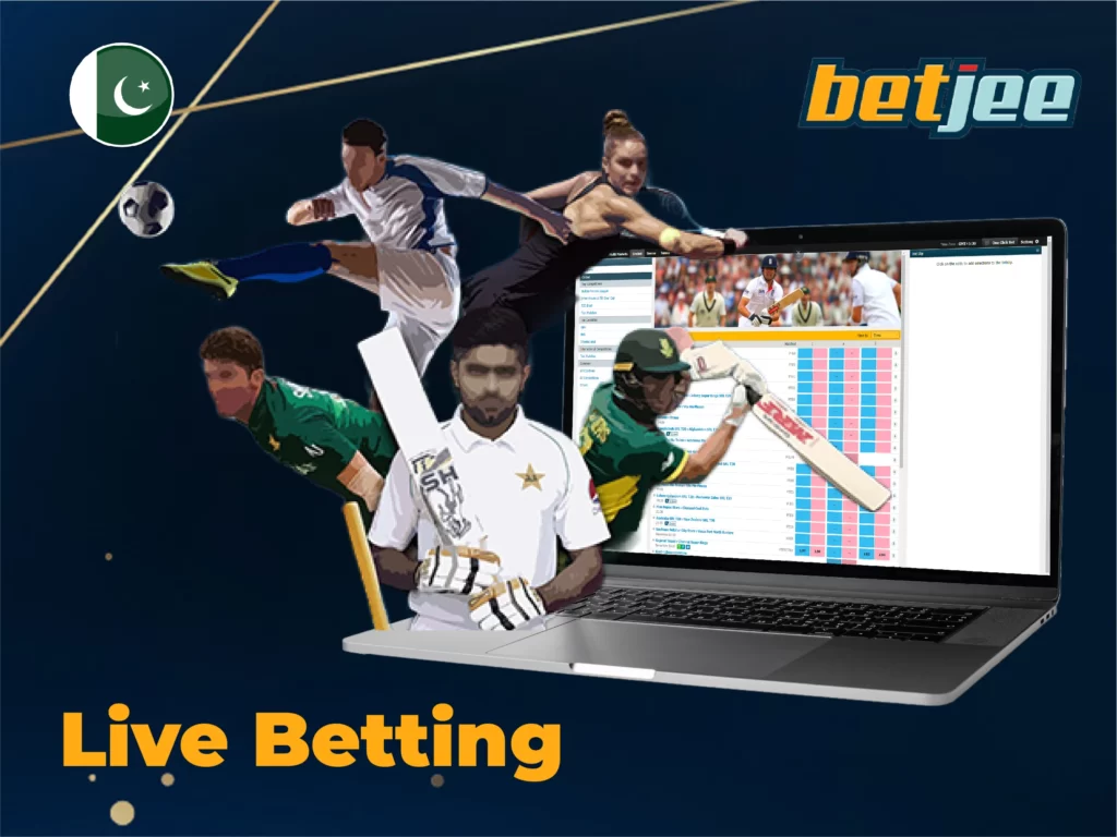 Live betting on most popular sports at Betjee