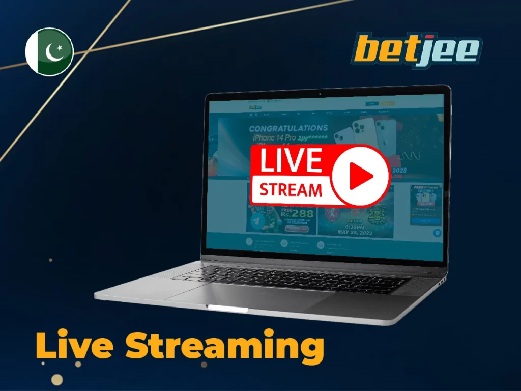 Sports betting and live streaming at Betjee Pakistan