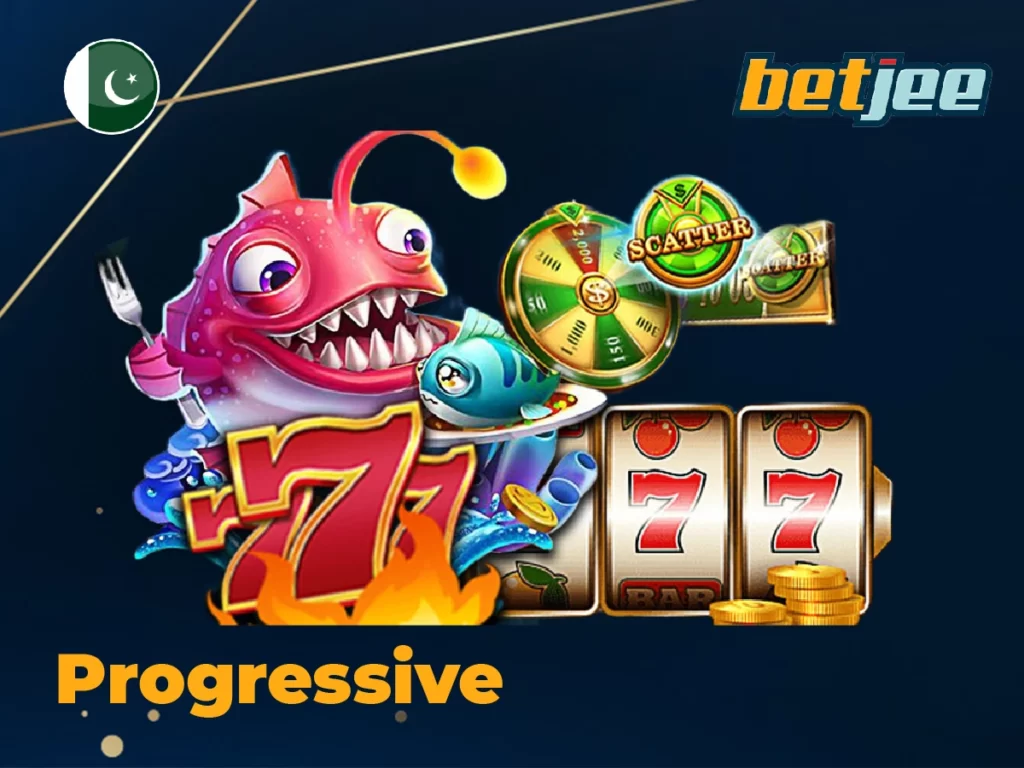Progressive slots with huge winnings at Betjee casino